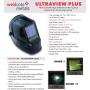 Weldcote Metals Ultraview Plus True Color Digital Auto Darkening Welding Helmet Shade 9-13