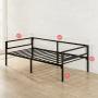 Zinus Brandi Quick Lock Twin Day Bed frame with Steel Slat Support