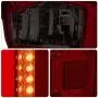 AJP Distributors Replacement Upgrade Rear Brake Stop LED Driving Tail Lights Lamp Driver Passenger Brake Assembly LH RH Set Compatible For Tacoma Pickup Truck 2016 2017 2018 2019 2020 16 17 18 19 20