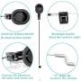 ttmagic Universal Plastic Sofa Chair Recliner Release Pull Handle Replacement Parts with Cable, Fits Ashley and Most Recliner Sofa Brand, Exposed Cable Length 4.9'', Total Length is 31''
