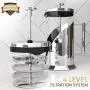 Cafe Du Chateau French Press Coffee Maker (34 oz) - 4 Level Filtration System - Heat Resistant Borosilicate Glass, Stainless Steel Cafe Du Chateau French Press Coffee Maker (34 oz) - 4 Level Filtration System - Heat Resistant Borosilicate Glass, Stainless Steel