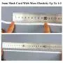 100 Pieces Elastic Bands with Adjustable Buckle, 16cm 1/5 Inch High Stretch String Cord Bands Thread Rope for Sewing DIY Jewelry Crafts Clothing Garment Sewing (White, 90mm/1/4-Inch 100 Yards)