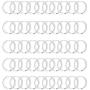 JEWMAY Metal Swivel Lanyard Snap Hook with Key Rings Keychain Hooks for Lanyard Key Rings Crafting