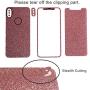 iPhone Xs Max Diamond Bumper for Women, DMaos Sparkly Rhinestone Metal Bumper with Front and Back Glitter Sticker, Luxury for iPhone 10s Max 6.5 inch - Red