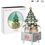 Microworld 3D Metal Puzzle Christmas Tree Music Box Jigsaw Model Building Kit DIY Xmas Gift (Jingle Bell)…