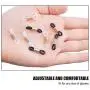 Eyeglasses Chain Connector, 40 Pieces Adjustable Eyeglasses Chain Ends Rubber Strap Holder Chain Loops for Eyeglass Sunglasses Chain, 4 Colors Eyeglasses Chain Connector, 40 Pieces Adjustable Eyeglasses Chain Ends Rubber Strap Holder Chain Loops for Eyeglass Sunglasses Chain, 4 Colors