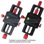 iShoot Universal All Metal 150mm 4-Way Macro Focusing Rail Slider Close-up Shooting Head Camera Support Bracket Holder with Arca-Swiss Fit Clamp and Quick Release Plate in Bottom for Tripod Ballhead