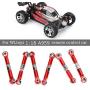 Demeras Metal Pull Rod 6pcs Metal Front Rear Steering Linkage Rods Remote Control Car Accessory for Wltoys 1/18 A959 Rc Car