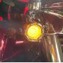 Eagle Lights 2” Bullet Front LED Turn Signals w/Running LED Light Ring Covers for Harley Davidson - (2) Front Turn Signals