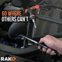 RAK Magnetic Pickup Tool with LED Lights - Telescoping Magnet Pick Up Gadget Tool for Men, DIY Handyman, Father/Dad, Husband, Boyfriend, Him, Women