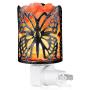 Himalayan Salt Lamp,Natural Wall Light Salt Lamp with 2 Bulbs,Rocks Salt Night Light with Butterfly Metal Basket Gift