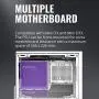 Cooler Master NR200 White SFF Small Form Factor Mini-ITX Case with Vented Panel, Triple-slot GPU, Tool-Free and 360 Degree Accessibility, Without PCI Riser Cooler Master NR200 White SFF Small Form Factor Mini-ITX Case with Vented Panel, Triple-slot GPU, Tool-Free and 360 Degree Accessibility, Without PCI Riser