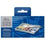 Winsor & Newton Cotman Water Colour Paint Sketchers Pocket Box, Half Pans, 14-Pieces