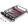 Facibom for MN D90 D99 MN90 MN99S 1/12 RC Car Upgrade Parts Metal Luggage Carrier Tray Roof Rack with LED Light Accessories