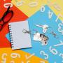 60pcs Key Chain Clip Hooks Swivel Clasps Lanyard Snap Hooks with Split Key Rings
