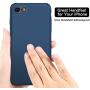 Case for iPhone SE 2020/ iPhone 7/8,Ultra Thin Magnetic Phone Case for Magnet Car Phone Holder with Invisible Built-in Metal Plate,Soft TPU Shockproof Anti-Scratch Protective Cover 4.7[Blue]