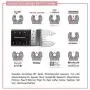 Diagtree 50 Pack Bi-Metal Professional Oscillating Multi Tool Quick Release Saw Blades
