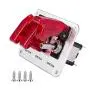JIANFA Toggle Switch,Dc 12v Metal wire drawing face plate Car Toggle Switch with LED Indicator For For Racing Sport Competitive Car (RED) JIANFA Toggle Switch,Dc 12v Metal wire drawing face plate Car Toggle Switch with LED Indicator For For Racing Sport Competitive Car (RED)
