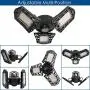 2-Pack Garage Lights 60W LED Garage Lighting - 6000LM 6500K LED Three-Leaf Garage Ceiling Light Fixtures, LED Shop Light with Adjustable Multi-Position Panels, LED Glow Light for Garage, Workshop 2-Pack Garage Lights 60W LED Garage Lighting - 6000LM 6500K LED Three-Leaf Garage Ceiling Light Fixtures, LED Shop Light with Adjustable Multi-Position Panels, LED Glow Light for Garage, Workshop