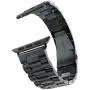 SPINYE Bands Compatible with iWatch 38mm 40mm 42mm 44mm, Solid Stainless Steel Metal Strap Replacement for Apple iWatch Series 6/5 / 4/3 Women Men (Black, 38mm/40mm)