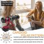 Comica CVM-VM10II Full Metal Compact On Camera Cardioid Directional Mini Shotgun Video Microphone for Smartphone iPhone,Huawei,DJI Osmo,for SonyA9/A7RII/A7RSII,GH4/ GH5, and DSLR Camera(Red)