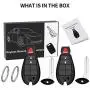 YITAMOTOR 2 Uncut Key Fob Replacement for M3N5WY783X IYZ-C01C Keyless Entry Remote 3 Button Compatible for Charger Challenger YITAMOTOR 2 Uncut Key Fob Replacement for M3N5WY783X IYZ-C01C Keyless Entry Remote 3 Button Compatible for Charger Challenger