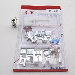 KUNPENG - #5011L-C +001947.70.00 11 PCS Presser feet ATTACHMENTS FIT for BERNINA Old Style Machines 530 730 830 801 930