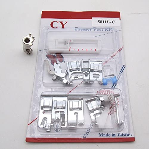 KUNPENG - #5011L-C +001947.70.00 11 PCS Presser feet ATTACHMENTS FIT for BERNINA Old Style Machines 530 730 830 801 930