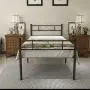 HAAGEEP Twin Bed Frame with Headboard Storage No Box Spring Needed Metal Platform Single Size Bedframe Foundation 14 Inch High HAAGEEP Twin Bed Frame with Headboard Storage No Box Spring Needed Metal Platform Single Size Bedframe Foundation 14 Inch High