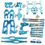 Vaorwne 12428 12423 Upgrade Accessories Kit for Feiyue FY03 WLtoys 12428 12423 1/12 RC Buggy Car Parts Upgrade Metal Parts Kit Replacement