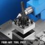 BestEquip Metal Lathe 7'' x 14'',Mini Metal Lathe 0-2250 RPM Variable Speed,Mini Lathe with 4'' 3-jaw Chuck,Bench Top Metal Lathe, Benchtop Lathe, for Various Types of Metal Turning