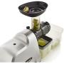 Omega Compact Slow Speed Multi-Purpose Nutrition System Juicer with Quiet Motor Creates Continuous Fresh Healthy Fruit and Vegetable Juice at 80 RPM, 200-Watt, Silver