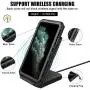 Mitywah Waterproof Case for iPhone 11 Pro Max, Heavy Duty Durable Metal Full Body Protective Case Built-in Screen Protection Waterproof Shockproof Dustproof Rugged Military Grade Defender, Black Mitywah Waterproof Case for iPhone 11 Pro Max, Heavy Duty Durable Metal Full Body Protective Case Built-in Screen Protection Waterproof Shockproof Dustproof Rugged Military Grade Defender, Black