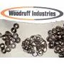 Woodruff Industries 50 Complete Sets Metal Snap (Press Stud) Buttons Rounded Fasteners Sewing Rivet Buttons for Clothing and Leather Snap Closing Fasteners Arts and Crafts Poppers Tool Silver 200 Comp