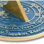 The Metal Foundry 45th Sapphire 2020 Wedding Anniversary Sundial Gift. Solid Recycled Brass Gift Idea is A Great Present for Him, Her, Parents, Grandparents Or Couple for 45 Years Marriage The Metal Foundry 45th Sapphire 2020 Wedding Anniversary Sundial Gift. Solid Recycled Brass Gift Idea is A Great Present for Him, Her, Parents, Grandparents Or Couple for 45 Years Marriage