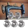 Zerodis 5pcs Sewing Machine Bobbin Cases, Front Loading Metal Embroidery Bobbin Cases Durable Sewing Machine Bobbin Organizer Replacement Accessories