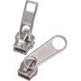 Mudder 36 Pack Zipper Replacement Zipper Repair Kit, Silver