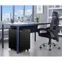 Bonnlo Mobile File Cabinet with Lock, 3 Smooth Gliding Drawers and Wheels for Home Office, Fully Assembled Except Casters, Black Bonnlo Mobile File Cabinet with Lock, 3 Smooth Gliding Drawers and Wheels for Home Office, Fully Assembled Except Casters, Black