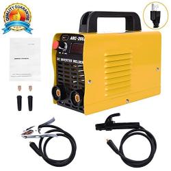 Welding Machine, 110V Plug, 200Amp Power, IGBT AC DC Beginner Welder With Display LCD Use Welding Rod Equipment Tools Accessories