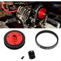 3.2mm Belt Drive Transmission Gears System for 1/10 RC Car Crawler Axial SCX10 & SCX10 II 90046 Upgrade DIY Parts