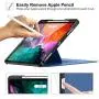 Ztotop Case for New iPad Pro 12.9 Inch 4th Generation 2020,[6 Magnetic Stand Angles] Highly Protective Shockproof Cover with Pencil Holder,Support 2nd Gen Pencil Charging Auto Wake/Sleep, Navyblue