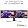 Asus ROG Strix XG49VQ 49” Curved Gaming FreeSync Monitor 144Hz Dual Full HD HDR Eye Care with DP HDMI Black
