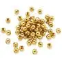Craftdady 500Pcs 4mm Golden Mini Round Ball Bead Spacers Metal Tiny Smooth Rondelle Charm Loose Beads for DIY Jewelry Craft Making Hole: 1.5mm Craftdady 500Pcs 4mm Golden Mini Round Ball Bead Spacers Metal Tiny Smooth Rondelle Charm Loose Beads for DIY Jewelry Craft Making Hole: 1.5mm