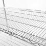 TRINITY 5-Tier NSF EcoStorage Shelving Rack with Wheels, 48 by 24 by 72-Inch, Chrome