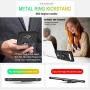 Moto Z4 Case, Moto Z4 Play Case with HD Screen Protector,Gritup 360 Degree Rotating Metal Ring Holder Kickstand Armor Anti-Scratch Bracket Cover Phone Case for Motorola Moto Z4 Force Black