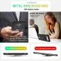Moto Z4 Case, Moto Z4 Play Case with HD Screen Protector,Gritup 360 Degree Rotating Metal Ring Holder Kickstand Armor Anti-Scratch Bracket Cover Phone Case for Motorola Moto Z4 Force Black