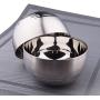 IMEEA 5-Piece Double-deck Light Weight Brushed SUS304 Stainless Steel BPA Free Serving Bowls, 12oz