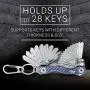 Clips Smart Compact Key Holder Keychain - Made of Carbon Fiber & Stainless Steel- Pocket Organizer Up to 38 Keys- Lightweight, Strong Includes Bottle Opener, Carabiner & More Clips Smart Compact Key Holder Keychain - Made of Carbon Fiber & Stainless Steel- Pocket Organizer Up to 38 Keys- Lightweight, Strong Includes Bottle Opener, Carabiner & More