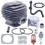46mm Chainsaw Super AV WB Cylinder Piston Gasket Kit For Stihl 028 with Fuel Line Fuel Filter Spark Plug Cylinder Gasket Muffler Gasket Needle Bearing Bar Stripe Replacement parts for 1118 020 1203 46mm Chainsaw Super AV WB Cylinder Piston Gasket Kit For Stihl 028 with Fuel Line Fuel Filter Spark Plug Cylinder Gasket Muffler Gasket Needle Bearing Bar Stripe Replacement parts for 1118 020 1203
