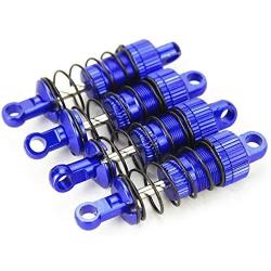 DAPENGNIAO RC Cars Upgrade Parts Front& Rear Metal Oil Damper Shocks for HAIBOXING Apply to HBX 18858-18856 Accessories (Color : Blue)